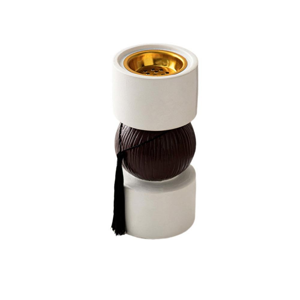 

Simple Middle Eastern Arabic Incense Stove Sturdy Desktop Furnace Ornaments Indoor белый