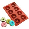 2Pcs/Pack Silicone Donut Muffin Chocolate Cake Candy Cookie Cupcake Baking Mold Kitchen Accessories.