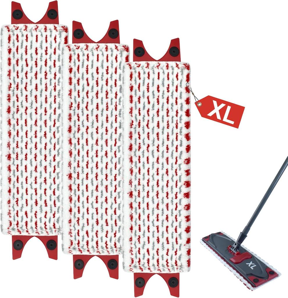 Spray Mop Pads Compatible with Vileda Ultramax XL Spray Mop, Microfiber Mop Pad, Mop Cleaning Pad, Washable & Reusable