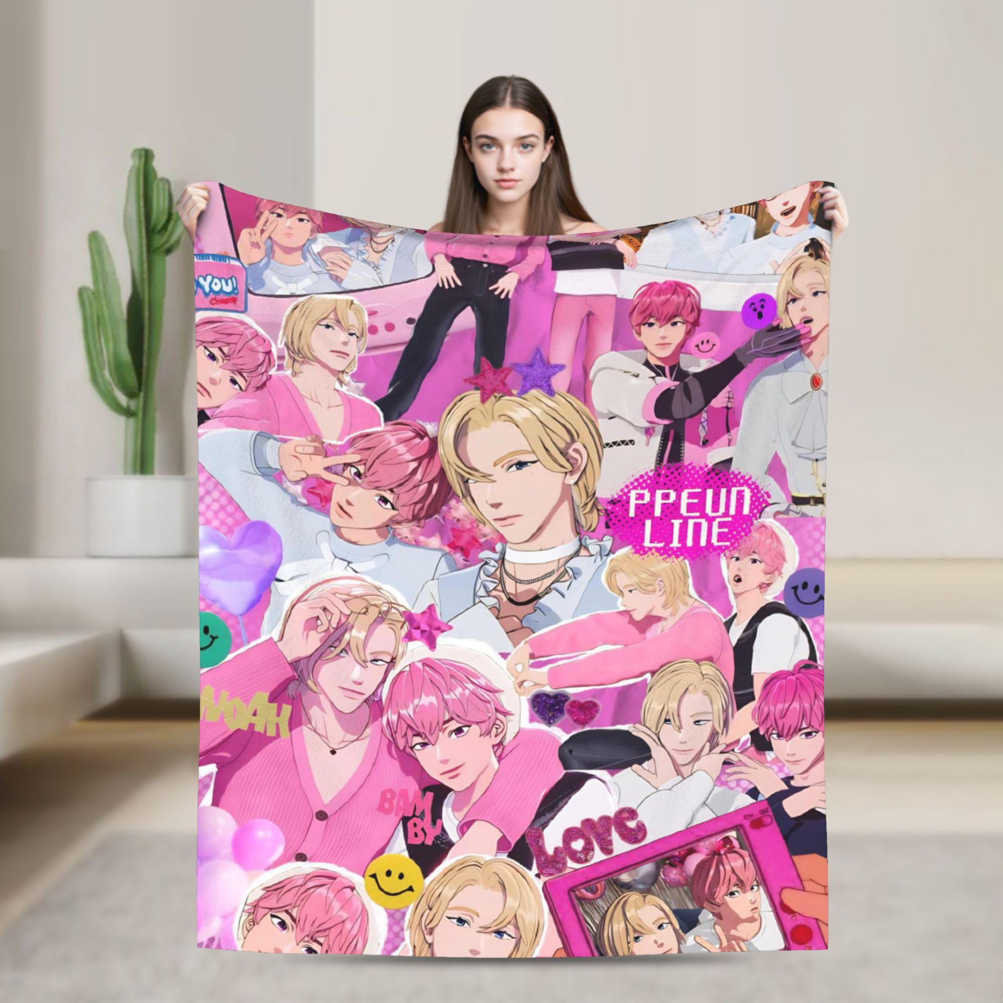 Kpop PLAVE Caligo pt Blanket Travel Flannel Throw Blanket For Bedroom Super Warm Custom Quality Bedspread Gift Idea 30x40in