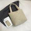 Minimalist Nylon Tote Bag for Women – Lightweight & Water-Resistant Design with Wave Stitching, Perfect for Daily Use