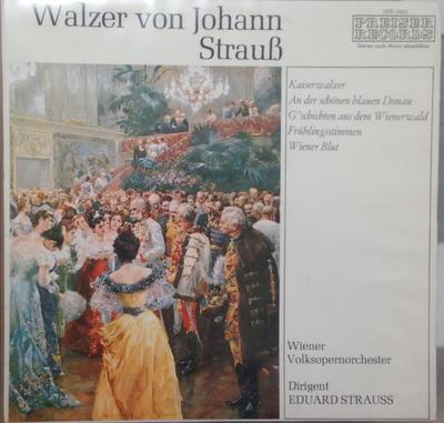 LP Record WIENER VOLKSOPERNORCHESTER, EDUARD  - Walzer Von Johann Strau? STVX426030 Preiser Records Austria Classical Used
