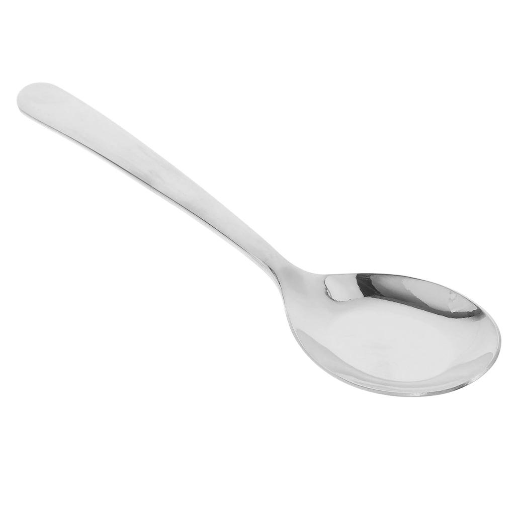 Stainless Steel Flat Spoon Soup Spoons Set Gold Kitchen Dessert Ramen Ladle Spoon Ergonomic Large Serving Spoons For Home