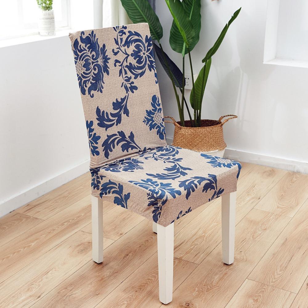 Stretchable Dustproof Chair Cover Fits Hotel Dining Chairs Office Chairs with Tight Fit Elastic Design for Home