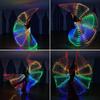 Led Belly Dance Wings Women's Performance Fluorescent Butterfly Isis Wings For Belly Dancing Carnival Shows