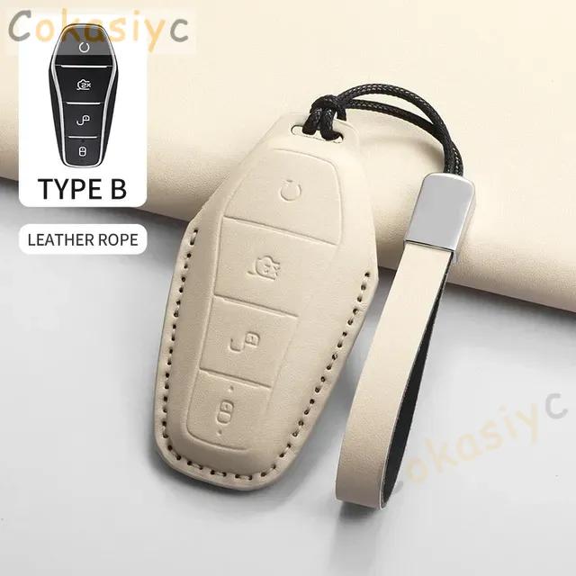 Car Remote Key Case Cover Shell For BYD Song Plus Atto 3 Han EV Tang DM Qin Seal Dolphin Keyless Auto Key Fob Car Accessories