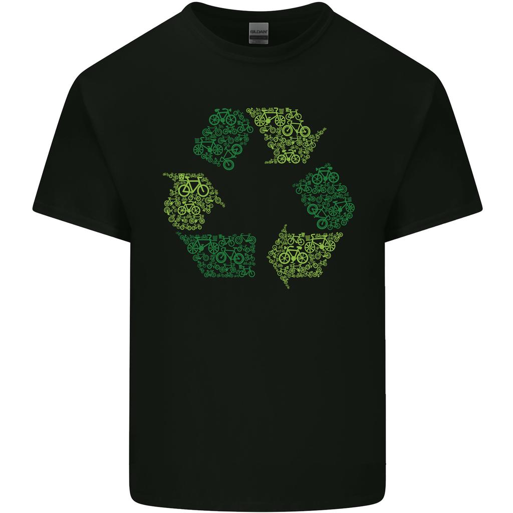 Recycle Bike Fun Cyclist Funny Unisexs Light Cotton TShirt