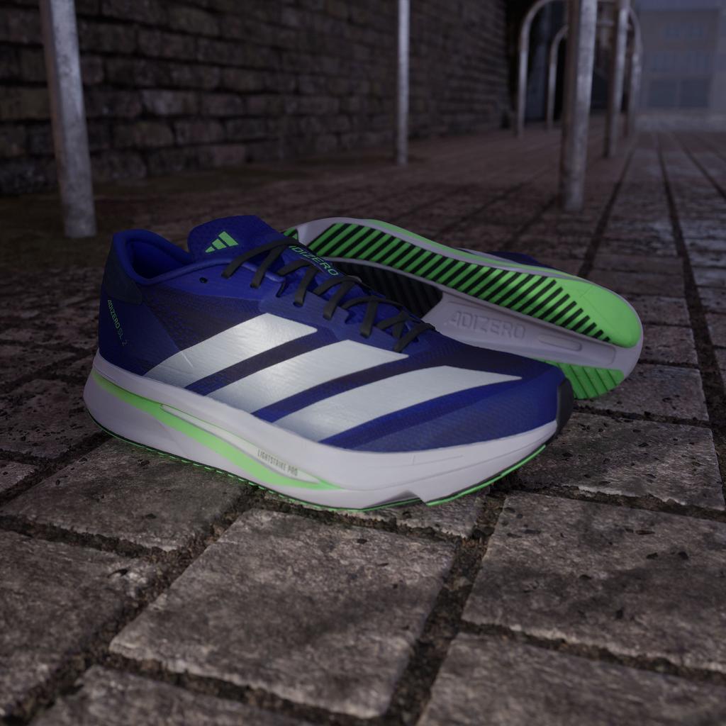adidas Adizero SL2 Lucid Blue Cloud White Lime Burst