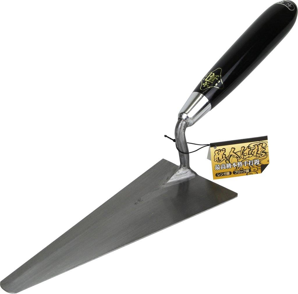 Kincho Half Block 210mm Block Laying Trowel Trowel, Honyaki, #1,