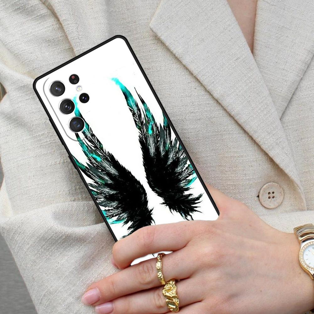 Exquisite Wings Cell Phone Case for Samsung Galaxy S26 Ultra S25 S24 S23 S22 S21 S20 Note10 Cover