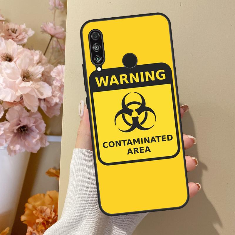 Biohazard Symbol For Huawei Nova 10 SE 9 3i 7i 8i 11i 12i Y73 Y90 Y70 Y72 Y61 Y91 P60 Pro P40 P30 Lite Case