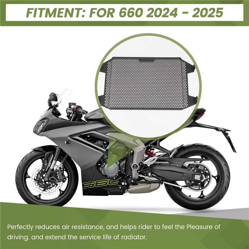 Motorcycle Radiator Guard Tank Grille Shield For Daytona 660 2024-2025 Daytona660 Engine Cooler Protector Mesh Cover