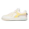 Anta Chaussures Gaufres Série Lifestyle Tendance Décontracté Durable Légères Baskets de Skate Basses pour Femmes Blanc Jaune 922118081-2