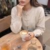 TIFICY Maglioni a girocollo a maniche lunghe con stampa tinta unita, casual, autunno inverno, da donna