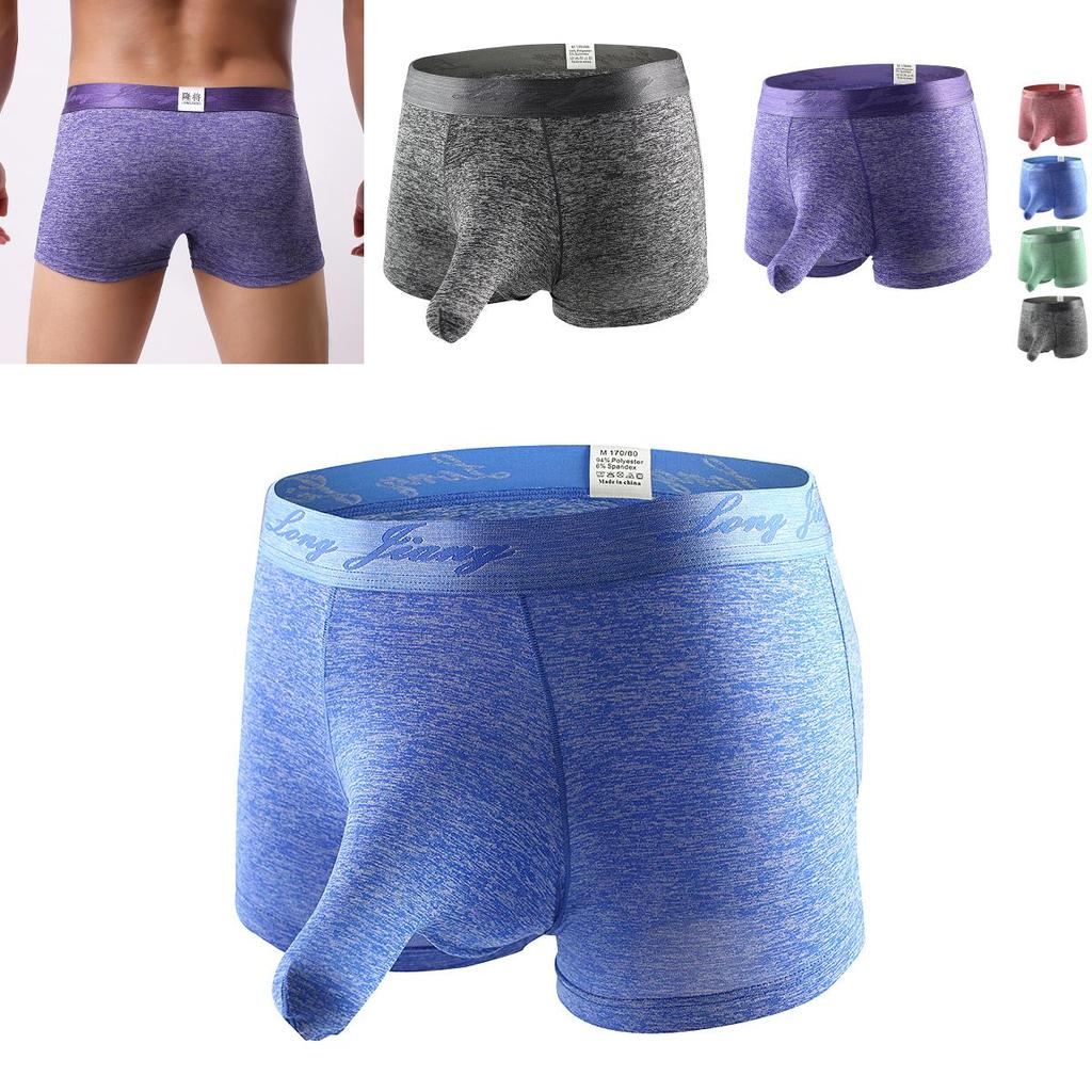 Premium Men's Open Penis Briefs Boxer Underwear With Comfortable Bulge Pouch Design