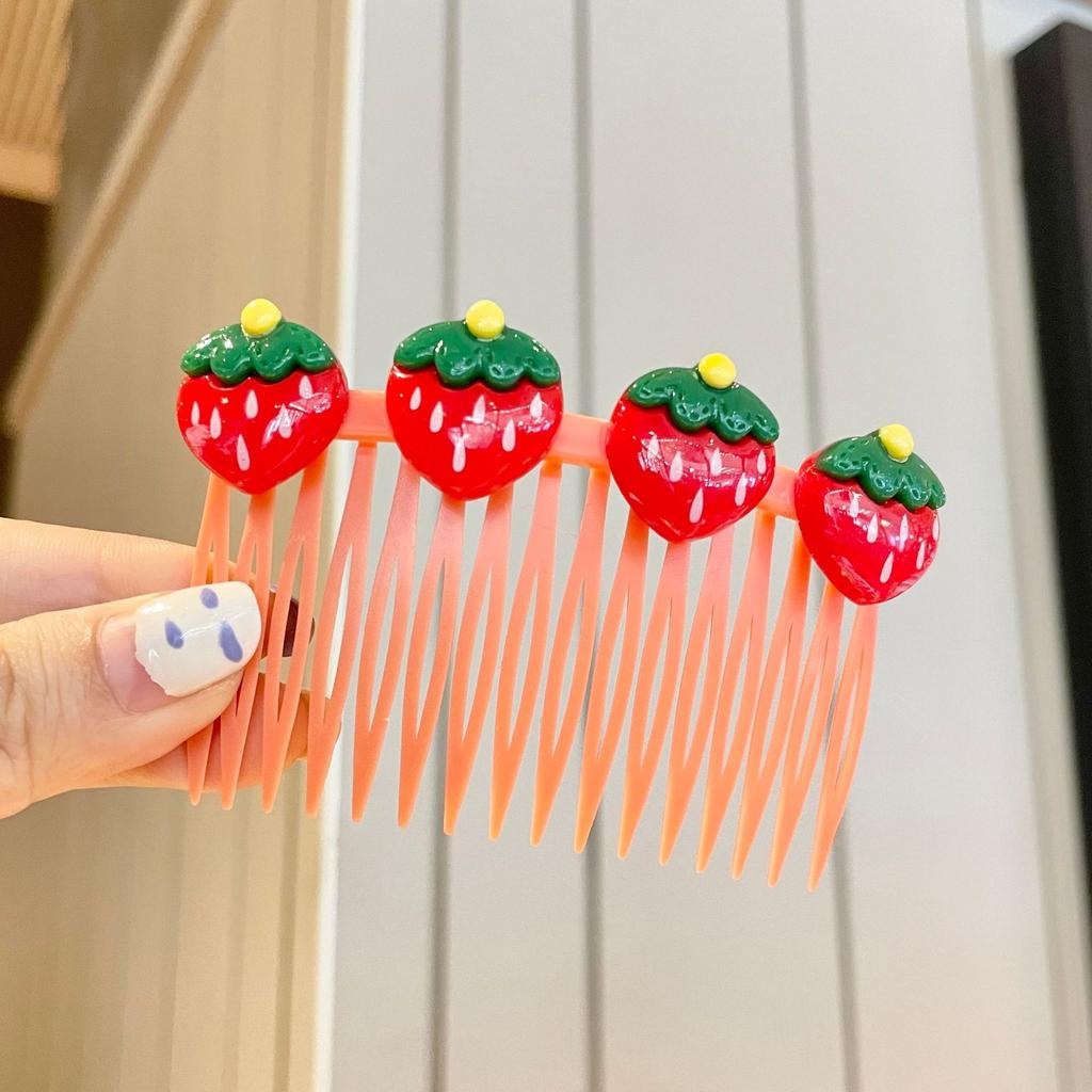 Mode Kinder Haarnadel Kleine Mädchen Pony Gebrochenes Haar Haarnadeln Mädchen Candy Farbe Süße Nette Einsatz Kamm Frauen Haar Zubehör