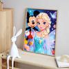 Disney Diamond Painting Kit Mickey and Elsa Fairy Home Bedroom Wall Decor Crafts Handmade Gift