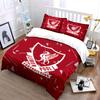 Biancheria da letto rossa del Liverpool Football Club Set Copripiumino Copripiumino Federe (1 * Copripiumino 2 * Federe, senza piumino)