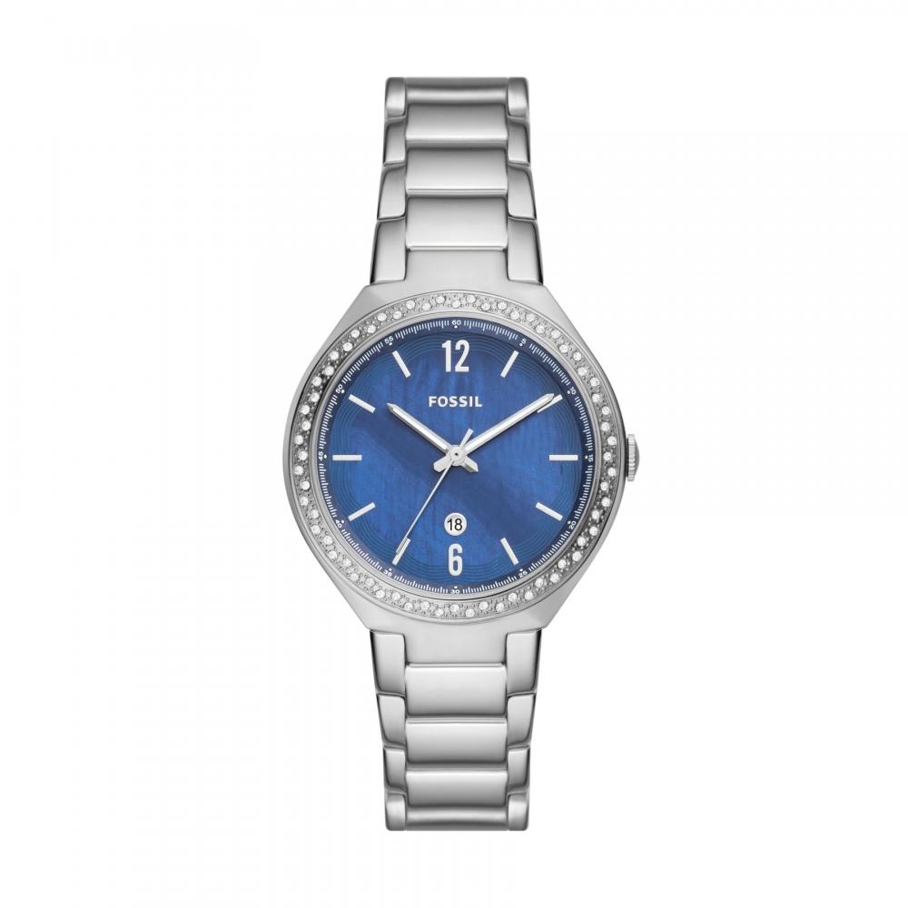 

Fossil Women s Ashtyn Three-Hand Date, Stainless Steel Watch