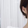 Korea Fashion Jewelry 14K Real Gold Plating Copper Inlaid Zircon Earrings Asymmetric Pearl Tassel Women's Wedding Prom Earrings