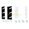 F26C Contemporary Acrylic Skateboard Organizer Wall Mount Holder for Skateboard Enthusiasts Professionals and Shop Owners