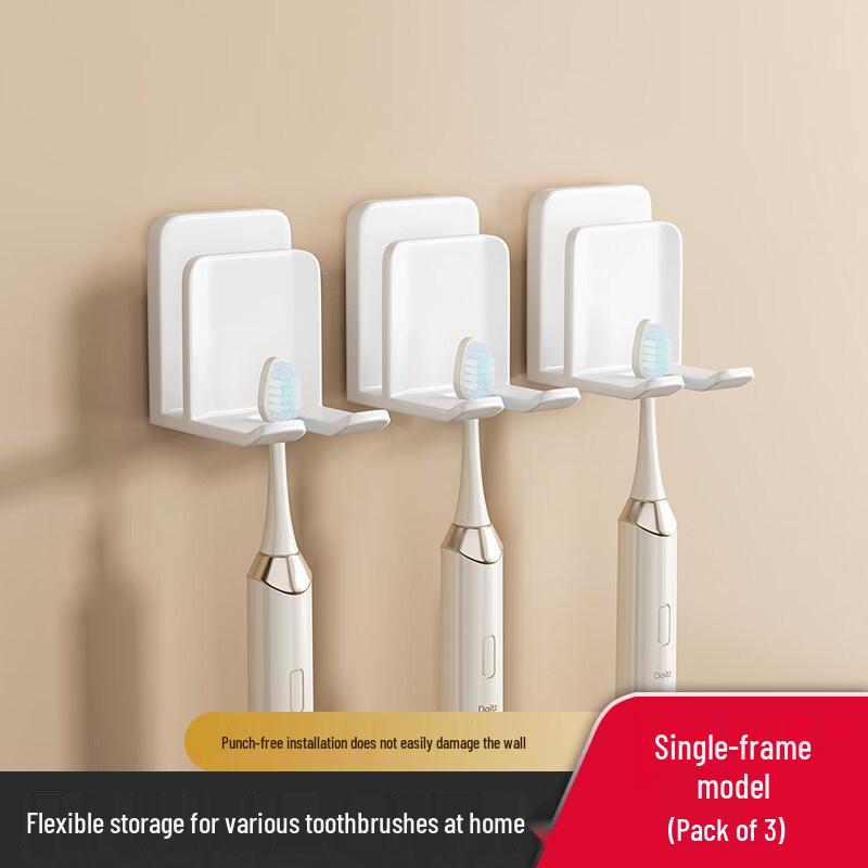 LIEI Suction Cup Wall-Mounted Toothbrush Holder