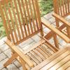 Folding Garden Chairs 6 pcs Solid Acacia Wood