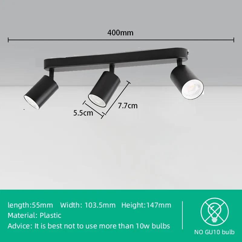 GU10 Spotlight Led Track Light Fixture 110V 220V Ceiling Lamp Led Chandelier Lighting for Living Room Decor Led Spot Lights