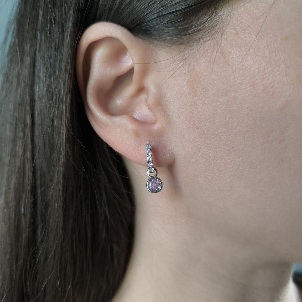 Silberohrringe mit Zirkonia (60002265)