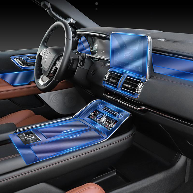 

Для Lincoln Navigator 2018 Панель переключения передач Приборная панель автомобиля Пленка ТПУ Прозрачная защита от царапин
