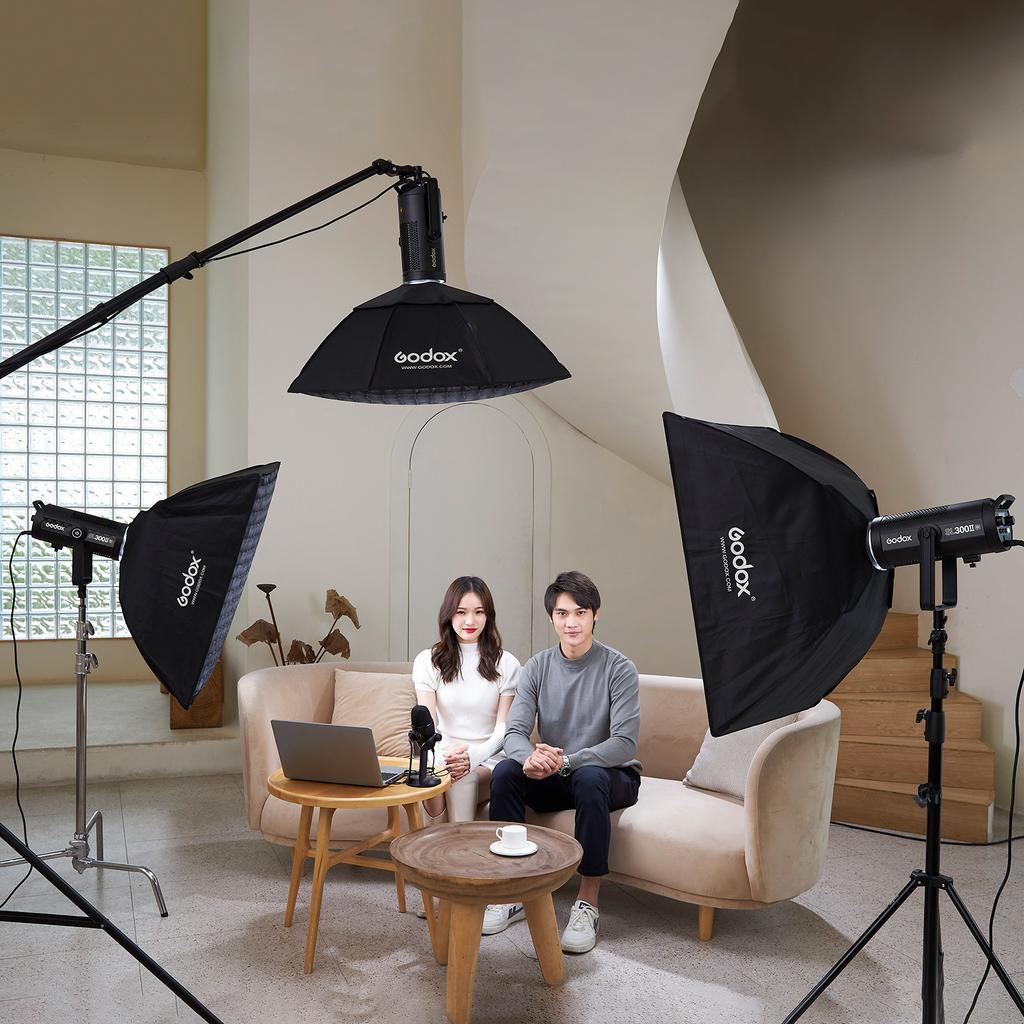 Godox SL300IIBi Studio LED Video Light 320W High Power Photography Light 2800K6500K Dimmable 9 FX