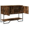 Vidaxl Stolik Konsolowy, Przydymiony Dąb, 100X35X74,5 Cm