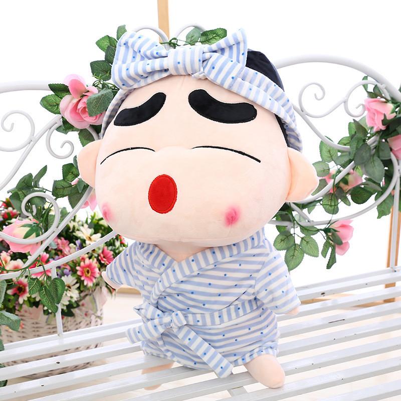 Shin Crayon Chan Plush Toy Bathrobe Multi Expression Stuffed Doll Gift Girl
