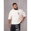 YoungLA x Gold's Herren Übergröße Baumwolle Kurzarm Jogger Fitness T-Shirt