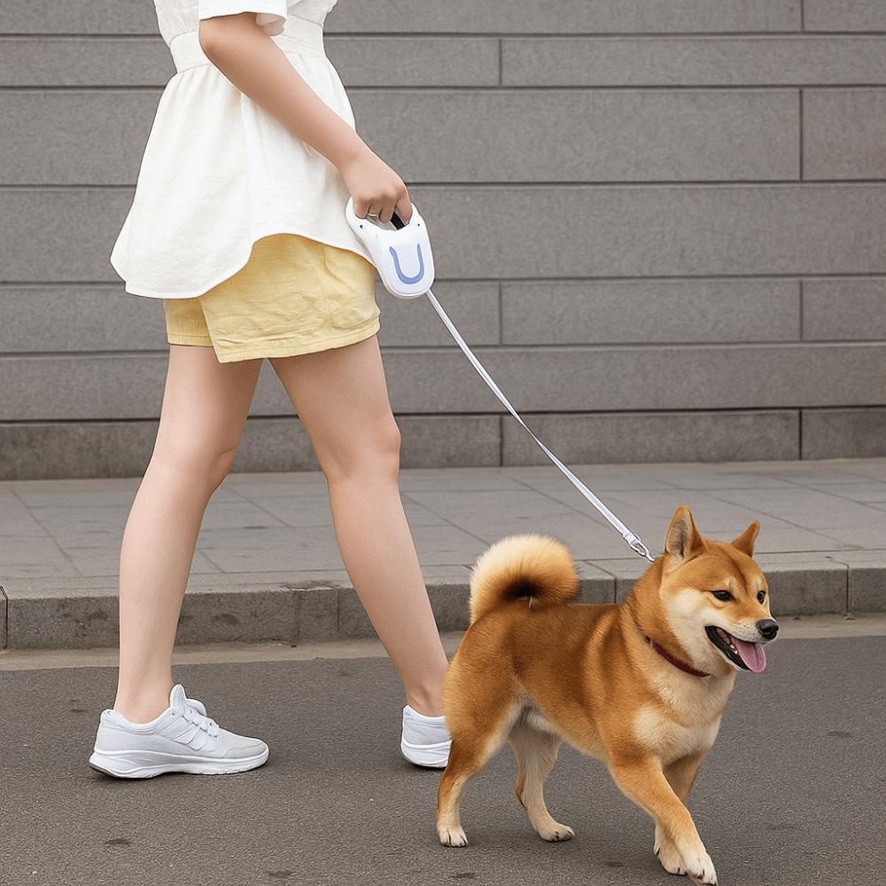3m Extendable Retractable Dog Leash Adjustable Pet Walking Lead LED Luminous Leash  Outdoor Walking