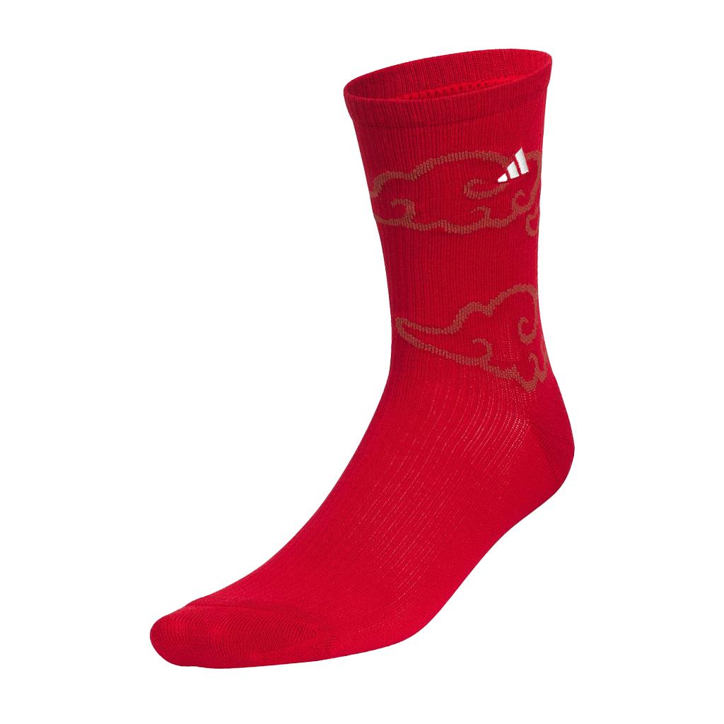 

Adidas Crew Socks Unisex 1 Pack Energy Red/Jade White/Soft Red JN3823 M