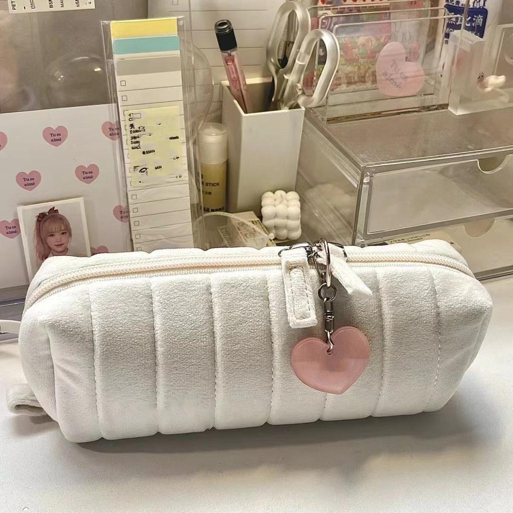 Cloud Bread Pencil Case Simple Yet Stylish Suitable for Women Without Collision Large Capacity Stationery Box