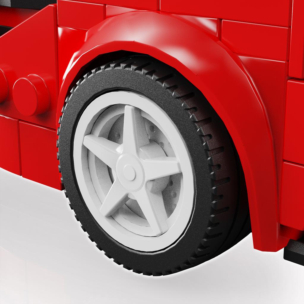 298PCS Building Blocks Toy Sports Car Model Cars Assembly Brick Sets Educational Toys Desktop Decoration Christmas Birthday Gift