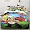 3D Print Pizza Tower Pixel Style Game Bedding Set Bedroom Soft Modern Bedspreads Comefortable Duvet Cover Quilt Pillowcase