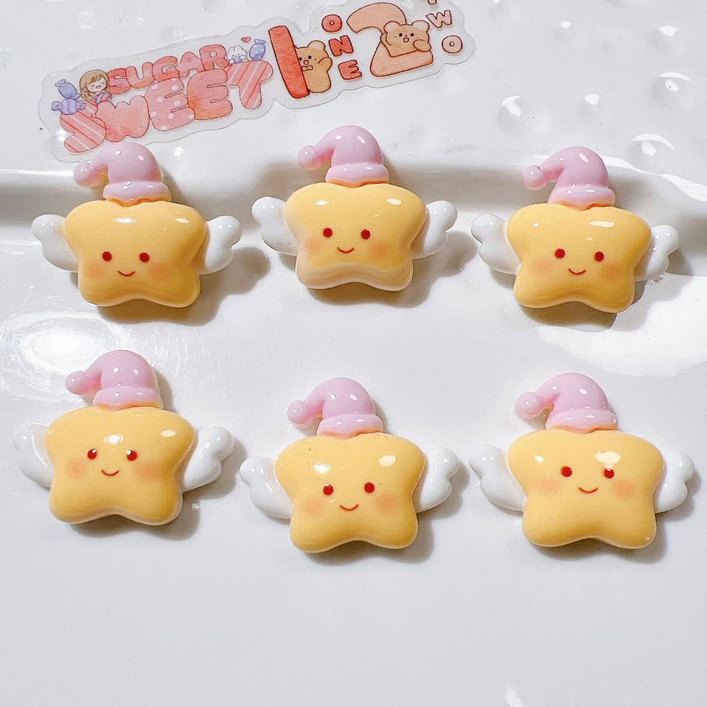 10Pcs New Cute  Resin Mini Cartoon Cat Series Flat Back Ornament Jewelry Making  Bows Accessories