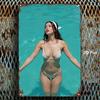 Metal Sign X Inch White Lace Bikini Art Rustic Iron Wall Decor for Home Bar Garage Club Restaurant Cafe