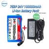 High Capacity 7S3P 24V 100Ah Lithium Battery for Wheelchairs 21700 100000mAh Rechargeable Pack with 29.4V 2A Fast Charger