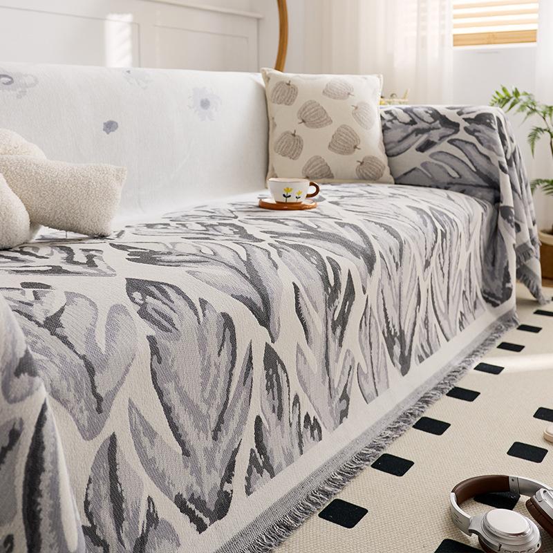 1pcs High Quality Chenille Sofa Cover Four Season Universal Rural Sofa Towel One Piece Fully Covered Sofa Blanket Slip-resistant and Wear-resistant
