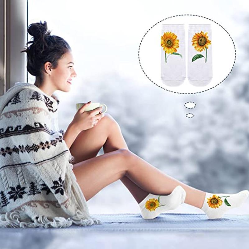 5 Pairs Blank White Sublimation Socks Blank Socks For Sublimation Dye Sublimation Sock Multi Sizes For Teen and Adult