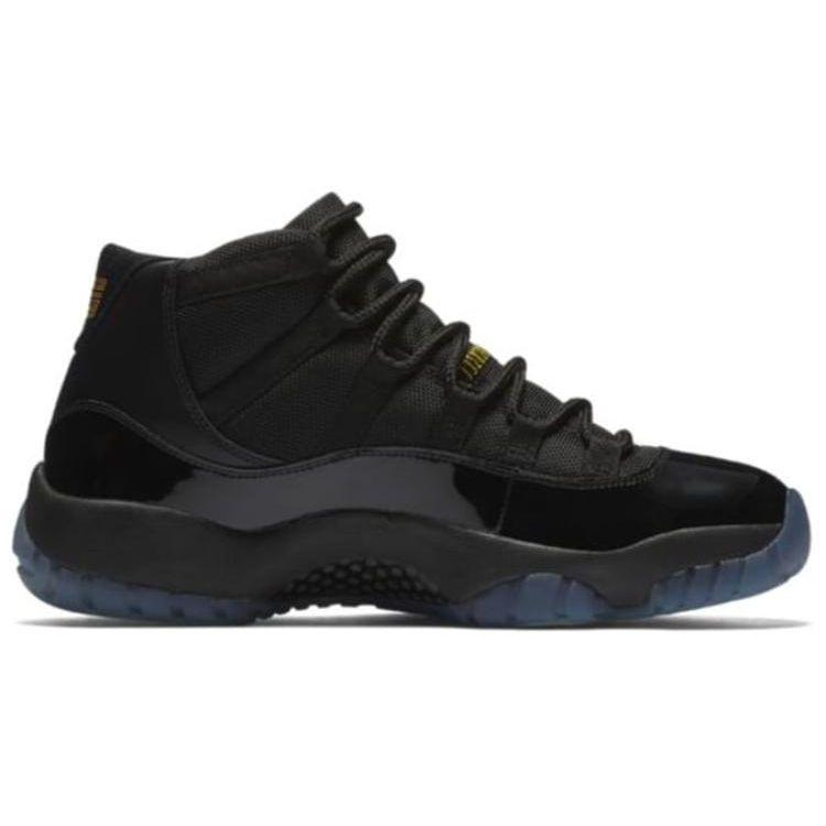 Air Jordan 11 Retro Gamma Blue Unisex Sneakers Black Varsity-Maize 378037-006