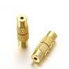 20PCS PortableJewelry Making Brass Cord End Brass Screw Clasps Jewelry End Tips for Bracelet Necklace Making Accessories