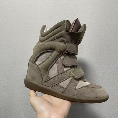 Neue Farbabstimmung Echter Schuss Modell. Damen High-Top-Schuhe