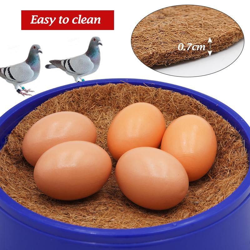 Pigeon Eggs Nest Bird Eggs Nest Cushion Grass Mat Dehumidification Grass Pigeon Breeding Eggs Mat Bird Basin Nest For Bird