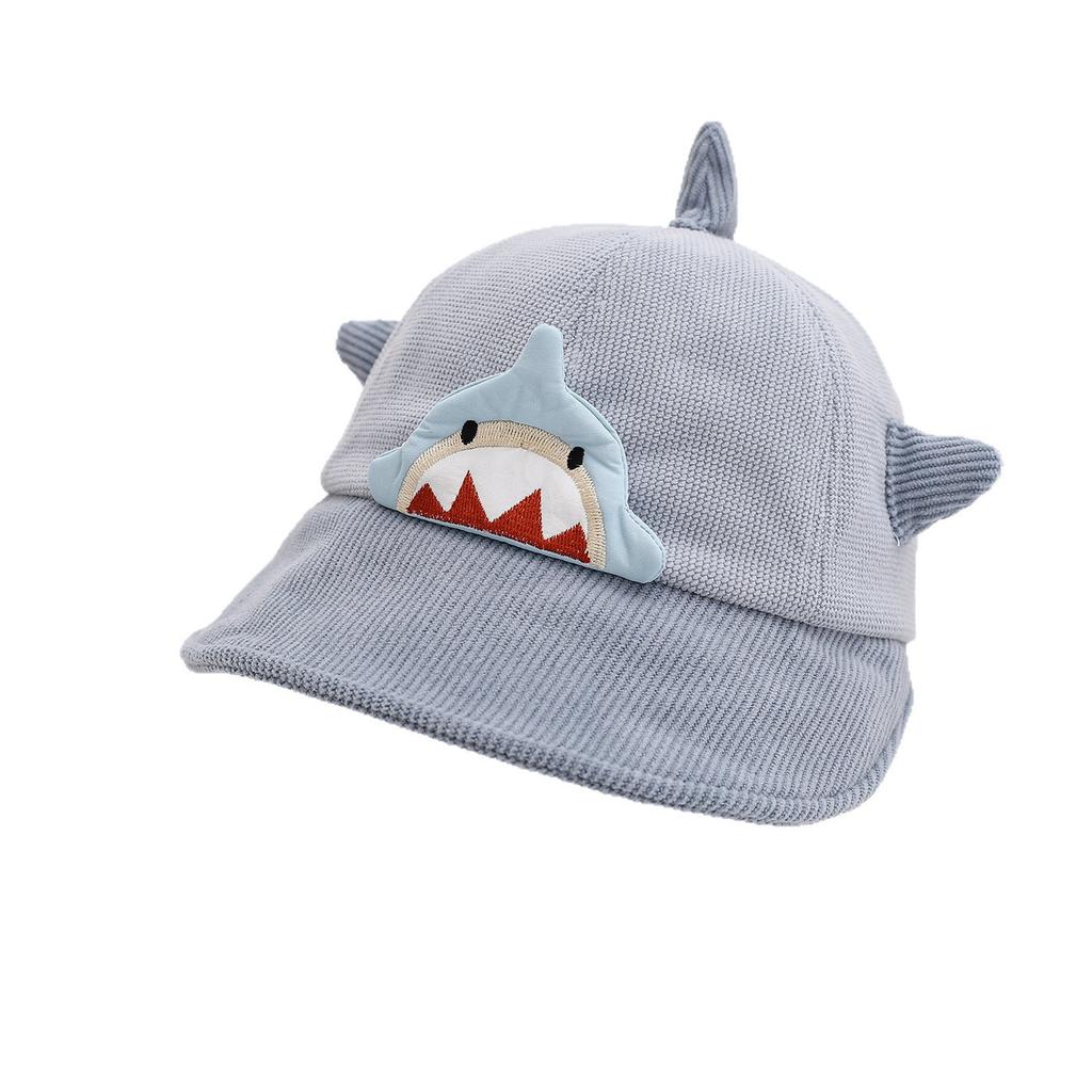 Kids Winter Corduroy Cartoon Animal Bucket Hat Baby Windproof Warm Brimmed Cap for Boys and Girls