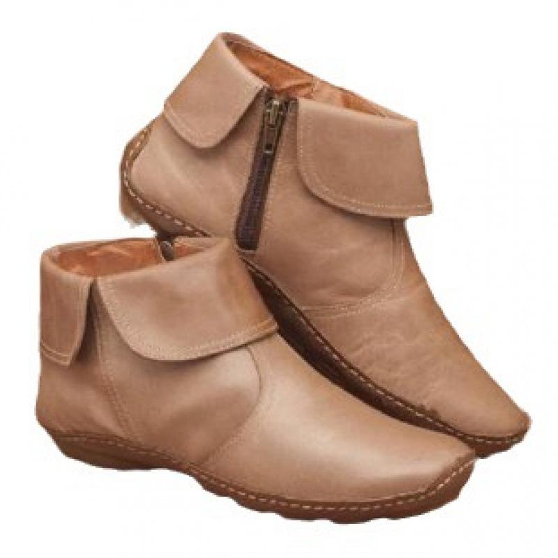 2025 foreign trade women's shoes round head side zipper Martin boots women's boots casual women's leather boots large size